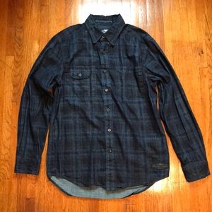 Harley Davidson Men’s Flannel Dark Blue